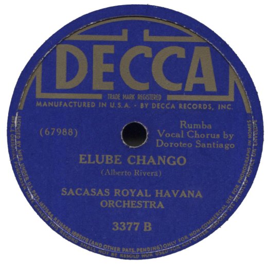 Decca 3377-B label image