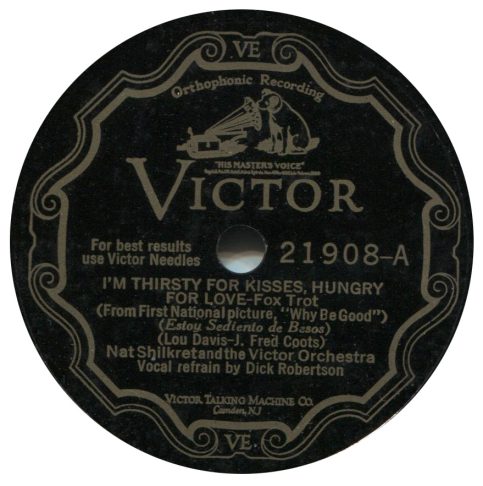 Victor 21908 A label image